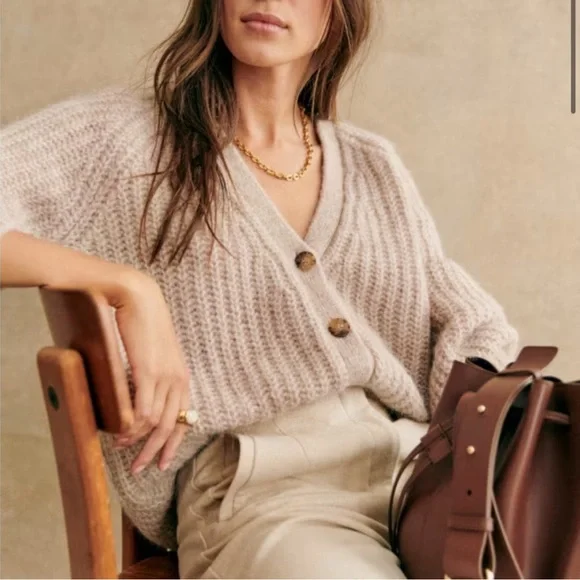 Sézane Gilet Achille Cardigan SIZE S - Picture 6 of 10